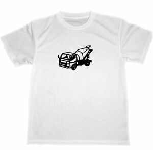 ミキサー車　ドライ　Tシャツ　働く車　グッズ　切り絵　２