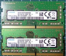 SAMSUNG DDR4-2666(PC4-21300) 8GB×2枚 計16GB ノートPC用_画像1