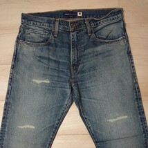 リーバイス 512 Levi's Made&Crafted メイドアンドクラフテッド 31×32(ウエスト80股下78 )リペア加工 セルビッチ ストレッチ素材 日本製 _画像3