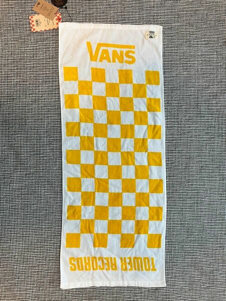 TOWER RECORDS &VANS タオル　タワレコ　今治タオル