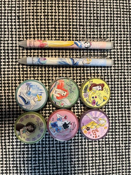 ディズニープリンセス ボールペン&マスキングテープセット