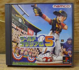 BB422 namco/ナムコ ★プレステ/ワールドスタジアム,5★SLPS033180 プレイステーション 家庭用ゲーム 超人気作 野球 ホビー /60