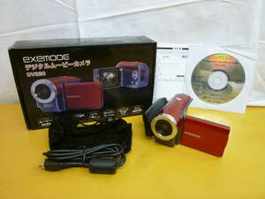 BB385 exemode デジタルムービーカメラ DV230 動画,静止画撮影 200万画素CMOSイメージセンサー 1.5インチTFT液晶モニター 動作OK/60