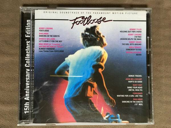 【 送料無料！・無傷ではないですが盤面奇麗です！】★フットルース 15th◇FOOTLOOSE・ORIGINAL MOTION PICTURE SOUNDTRACK◇全13曲★