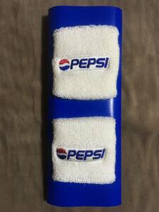 [ free shipping.!!* exceedingly rare unused goods!]*PEPSI Pepsi-Cola * Novelty * goods commodity * wristband *2 piece set / approximately H80×W70mm*