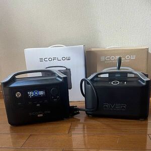 Eco Flow RIVER Pro エコフロー リバー プロ720Wh＋エクストラバッテリー720Wh セット　ポータブル電源