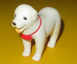 ★現状品　詳細不明　東宝　TOHO ビジュアル80　名犬ジョリィ　ソフビ人形　(全長：約11.5ｃｍ)