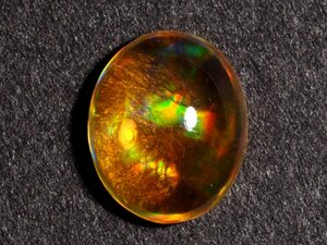 未使用デッドストック 天然メキシコオパール ルース　1.089 ct、ケース入り