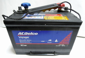 ◆ACDelco ACデルコ◆VOYAGER ボイジャー ディープサイクルバッテリー◆M27MF◆中古◆