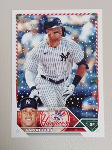 MLB 2023 TOPPS HOLIDAY MEGA BOX アーロン ジャッジ JUDGE ベース