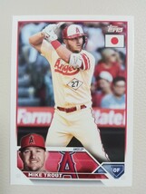 MLB 2023 TOPPS JAPAN EDITION トラウト ベース #27_画像1