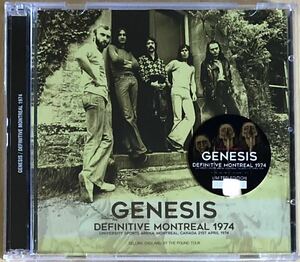 GENESIS - DEFINITIVE MONTREAL 1974(2CD)plus Bonus DVDR