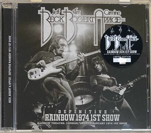 BECK, BOGERT & APPICE - DEFINITIVE RAINBOW 1974 1ST SHOW(1CD)