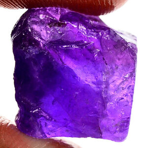 SI 18.85 carat! natural non heating amethyst loose raw ore 