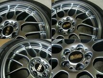 BBS RG-R アルミ 8J/9J OFF40/42 PCD114.3-5H 225/45R18 255/40R18 BRIDGESTONE POTENZA＆REGNO タイヤ 4本セット P3527_画像6