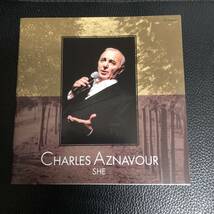 《中古》 音楽CD 「Charles Aznavour：SHE」 シャルル・アズナヴール シャンソン アルバム_画像7