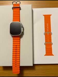 Apple Watch ultra2 オーシャンバンド　オレンジ