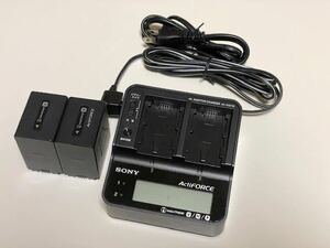 SONY ソニー ACC-V1BPA バッテリー 充電器セット バッテリー2個付きACアダプター 