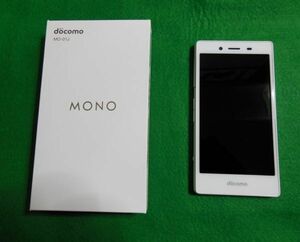 ◆◇　ZTE / MONO MO-01J 16GB ホワイト / SIMロック有 docomo / ネットワーク制限◯ / JUNK　◇◆