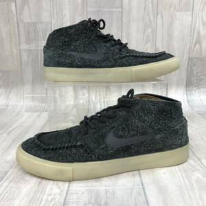 KZ1313★NIKE : ZOOM JANOSKI MID RM CRAFTED AQ7460-001★26★ダークグリーン系 スエードレザー ナイキ ズーム ステファンジャノスキー