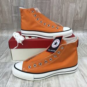 KZ1340*CONVERSE : CANVAS ALL STAR J HI*26.5* orange made in Japan Converse canvas all Star Japan high 