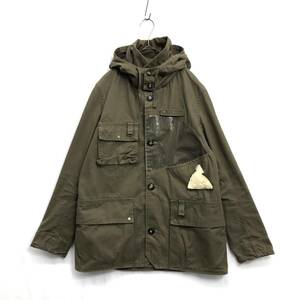 KZ7656★Altbaum : Fishing Cover JK★M★カーキ系 定価￥42000- アルトバウム フィッシングカバージャケット ハンティング