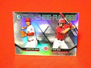 2018TOPPS　トップス　FRANCHISE　FUTURES TradingCard　キラカードトレカ　JONATHAN　INDIA　MIKE　SIANI　250枚限定