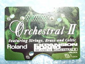 Roland/ Roland SR-JV80-16 OrchestraⅡ источник звука панель расширение панель 240109