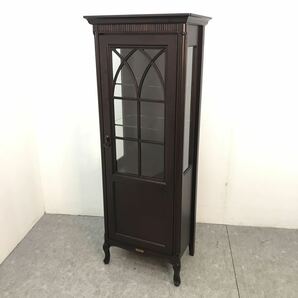 ★Kent house 東海家具 ガラスキャビネット キャビネット 飾り棚 収納棚 英国 イギリス クラシック 【町田市への直接引取推奨】★y24021803の画像1