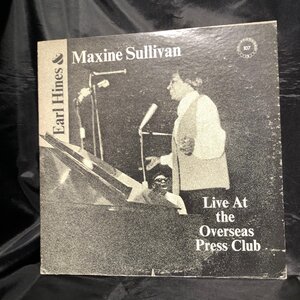 Earl Hines And Maxine Sullivan / Live At The Overseas Press Club LP Chiaroscuro Records