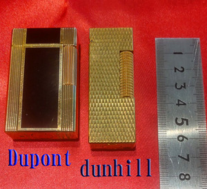 デュポン 都彭 ダンヒル ガスライター 合計２個　S.T.Dupont DUNHILL LIGHTER 着火未確認 ジャンク品