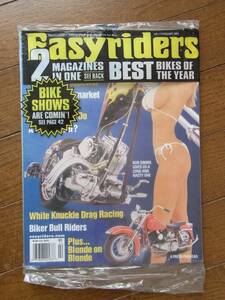アメリカのチョッパー乗りの雑誌「Easyriders」2001年2月号 ー付録付き・未開封品