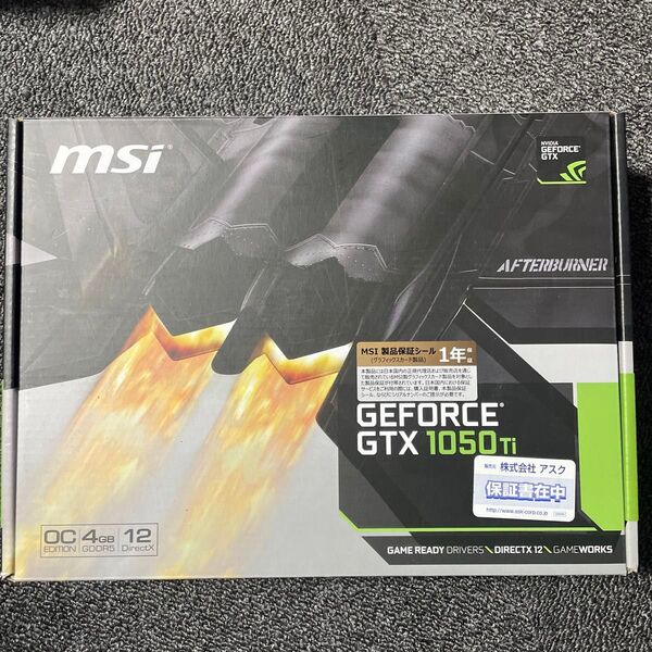 MSI GTX1050Ti 4G OCV1/SP