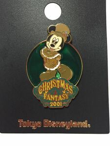  unused * Disney pin bachi( Mickey san )2001 year 