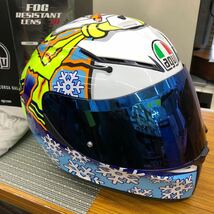 AGV K3 SV バレンティーノ・ロッシ 2016 ウインターテスト ヘルメット スノーマン agv snowman Mサイズ アジアンフィット エージーブイ_画像3