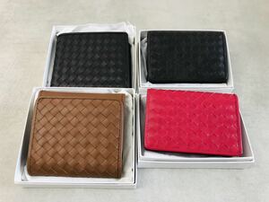 k0127-16★未使用 店舗展示品 GOGGI 牛革 二つ折り財布 パスケース まとめて4点 男性用 女性用 定価約41200円