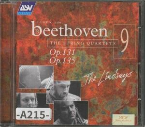 【ASV】 ベートーヴェン:弦楽四重奏曲 14番Op.131、16番Op.135　　 リンゼイ四重奏団　The LINDSAYS　　-A215-　CD
