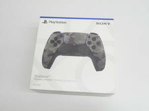 1038 ゲーム祭 ソニー PS5 ワイヤレスコントローラー CFI-ZCT1J 06 グレーカモフラージュ SONY 未開封品 箱に傷あり