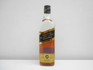 1119 酒祭 洋酒祭 ジョニーウォーカー ブラックラベル 12年 700ml 40% 未開栓 Johnnie Walker BLACK LABEL ラベルに汚れ キャップに汚れ有