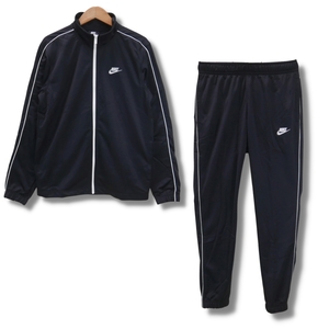  prompt decision * Nike jersey & pants top and bottom BLK/M size free shipping tore bread black black multi .OK NIKE