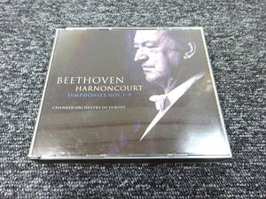 クラシック 5CD BOX / Beethoven: Symphonies 1-9 /ニコラウス・アーノンクール,ヨーロッパ室内管弦楽団 -Disc美品 EU盤 Teldec 0927497682