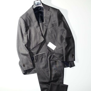 *新品 RING JACKET × THE SUIT COMPANY シャークスキンSUPER120's イタリアンテイスト リングジャケット×スーツカンパニー ダークグレーM