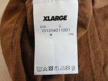美品 X-LARGE 長袖Tシャツ 茶色 Sサイズ 101204011001_画像5