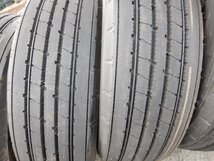 新車外し 6本価格★パT8682■215/70R17.5 123/121J BRIDGESTONE エコピア RIB R173 2023年製 夏タイヤ★条件付送料無料★地山 トラック_画像3