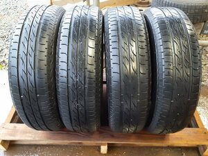 CNF4980■155/65R14 75S　4本価格　BRIDGESTONE NEXTRY　送料無料 夏 7分山 ワゴンR ムーブ デイズ パレット タント N-BOX ラパン EK