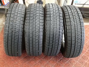 パF5027■155/65R14 75Q　4本価格　BRIDGESTONE BLIZZAK VRX2　送料無料 冬 ’20年 7.5分山 ワゴンR ムーブ デイズ パレット タント N-BOX