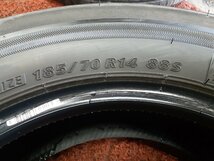 DF5056■185/70R14 88S　4本価格　BRIDGESTONE Ecopia NH100　送料無料 夏 ’21年 8分山 ノート モビリオ フリード ストリーム シエンタ_画像10