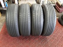 DF5056■185/70R14 88S　4本価格　BRIDGESTONE Ecopia NH100　送料無料 夏 ’21年 8分山 ノート モビリオ フリード ストリーム シエンタ_画像1