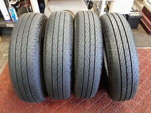 DF5067■165/80R14 91/90N LT　4本価格　BRIDGESTONE Ecopia R680　送料無料 夏 ’21年 8分山 プロボックス ADバン NV200 ボンゴ バネット