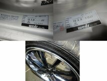 パT8690■235/35R19 255/35R19 ATR ZERO ZSR Weds kranze ヴィシュヌ 8J 9.5J 5H PCD114.3★条件付送料無料★2022年製 バリ山 夏タイヤ_画像6